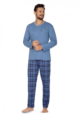 Pánské pyžamo 446 modrá