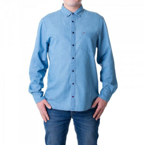 Tommy Hilfiger Džínová košile z organické bavlny M MW0MWI0956-IAO pánské