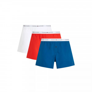 Pánská trička 3P WOVEN BOXER UM0UM029860S0 - Tommy Hilfiger