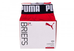 Puma 2Pack Slipy 889100 Červená/černá