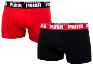 Puma 2Pack Slipy 906823 Černá/červená