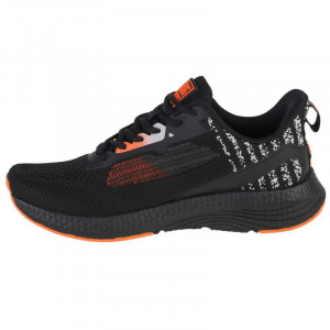 Pánské sportovní boty M LL174108 Černá s oranžovou - Big Star černá-oranžová