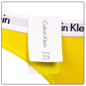 Calvin Klein Spodní prádlo Tanga 0000D1617E Neon Yellow