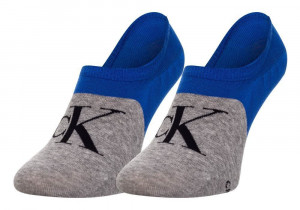 Ponožky Calvin Klein Jeans 2Pack 100003037 Blue/Ash 37-41