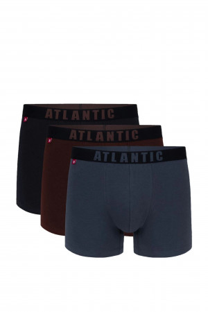 Pánské boxerky 3 pack 011/02 - Atlantic vícebarevná