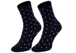 Ponožky Tommy Hilfiger 2Pack 100001493003 Navy Blue 35-38