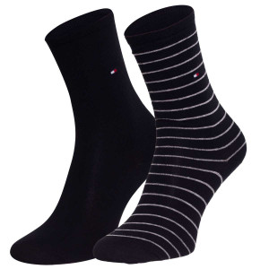 Ponožky Tommy Hilfiger 2Pack 100001494001 Black 35-38