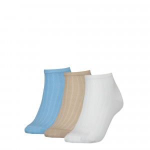 Ponožky Tommy Hilfiger 3Pack 701222654001 Bílá/béžová/modrá 35-38