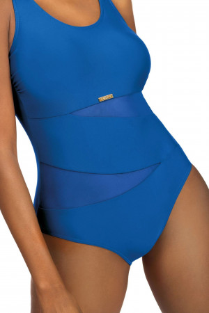 Dámské jednodílné plavky S36 29 Fashion sport - SELF světle modrá