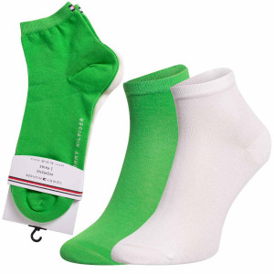Ponožky Tommy Hilfiger 2Pack 373001001028 Green/Ecru 35-38