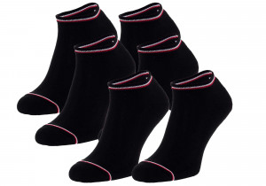Ponožky Tommy Hilfiger 6Pack 1000010932006P Black 39-42