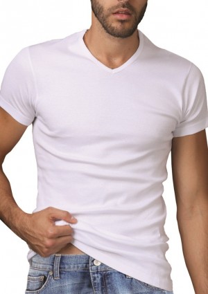 Pánské tričko Pierre Cardin U251 L Bílá