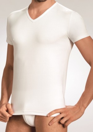 Pánské tričko Cotonella AU045 S Bílá