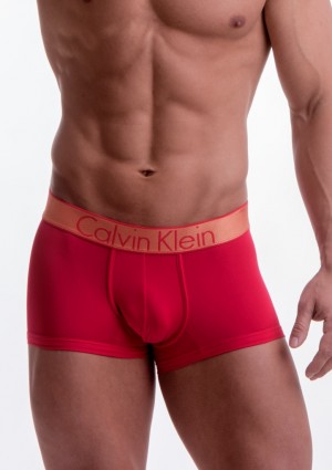 Boxerky Calvin Klein NB1406 L Červená
