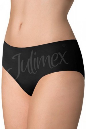 Julimex Simple panty Černé Kalhotky L černá