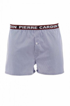 Pierre Cardin P3 tmavě modré pruhy Pánské šortký XXL tmavě modrá/vzor